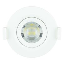 Spot Led de Embutir Redondo Branco Taschibra 3W 6500K