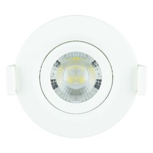 Spot Led de Embutir Redondo Branco Taschibra 3W 6500K