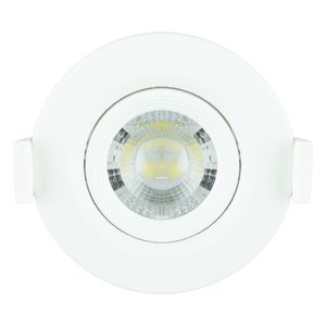 Spot Led de Embutir Redondo Branco Taschibra 3W 6500K