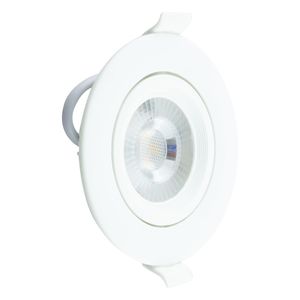 Spot Led de Embutir Redondo Branco Taschibra 5W 3000K