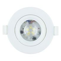Spot Led de Embutir Redondo Branco Taschibra 5W 6500K