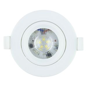 Spot Led de Embutir Redondo Branco Taschibra 5W 6500K