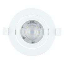 Spot Led de Embutir Redondo Branco Taschibra 7W 3000K