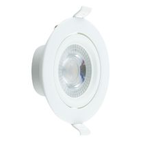 Spot Led de Embutir Redondo Branco Taschibra 7W 3000K