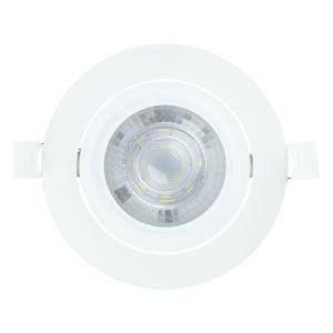 Spot Led de Embutir Redondo Branco Taschibra 7W 6500K