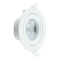Spot Led de Embutir Redondo Branco Taschibra 7W 6500K