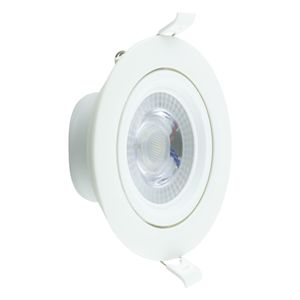 Spot Led de Embutir Redondo Branco Taschibra 7W 6500K