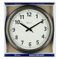 Relógio de Parede Redondo Herweg Ouro Envelhecido 40cm