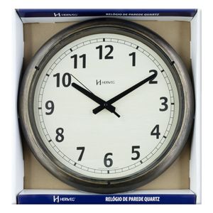 Relógio de Parede Redondo Herweg Ouro Envelhecido 40cm