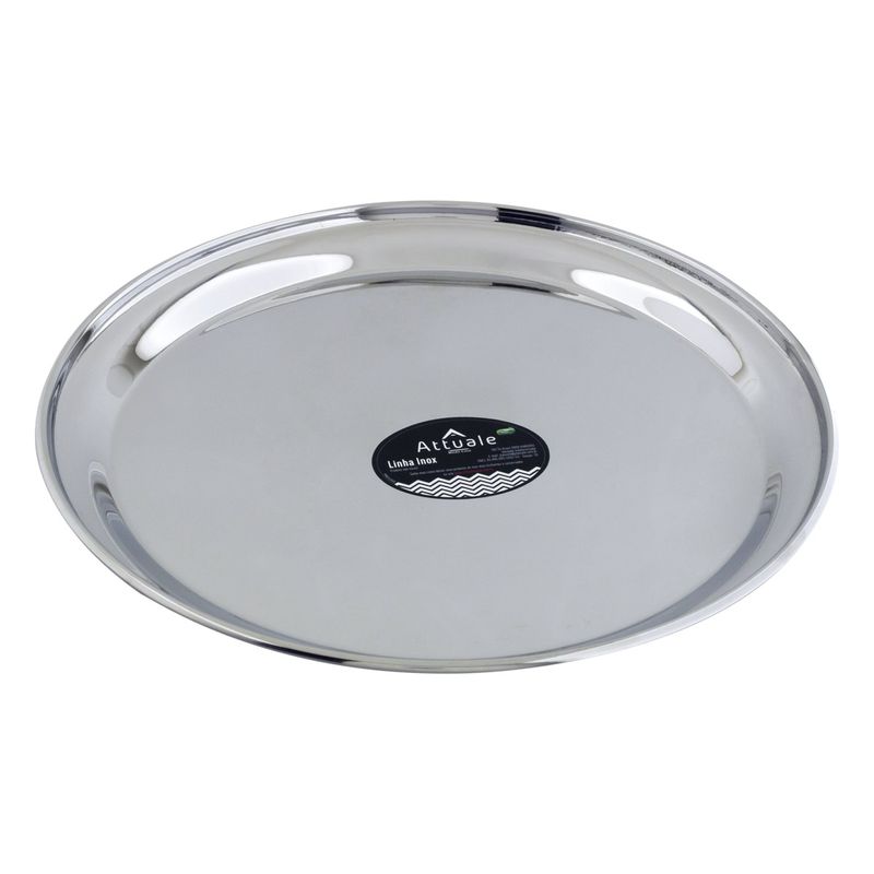 Bandeja-Redonda-em-Inox-Attuale-35cmFrontalTopo2