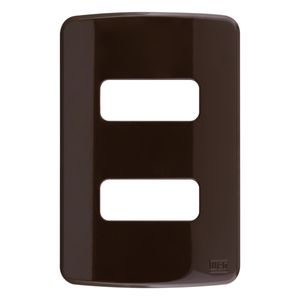 Placa Marrom com 2 Postos Weg Composé 4x2"