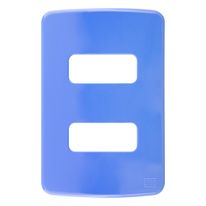 Placa Azul com 2 Postos Weg Composé 4x2"