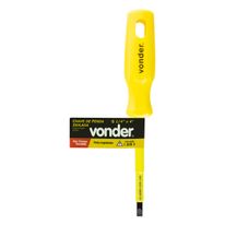 Chave de Fenda Isolada em Aço Cromo Vanádio Vonder 1/4" x 4"