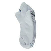 Meia Unissex Cano Curto Branca Lupo 3 pares