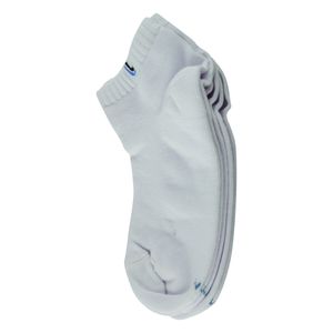 Meia Unissex Cano Curto Branca Lupo 3 pares