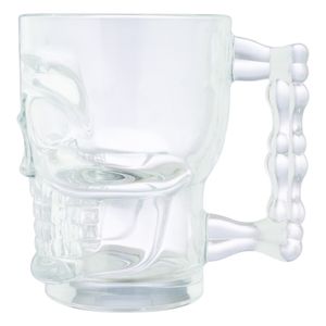 Caneca de Vidro para Chopp Caveira Tuut 540ml