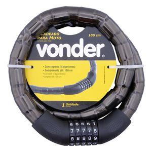 Cadeado para Moto com Segredo Vonder 1m