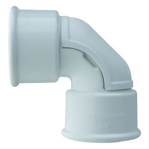 Cotovelo para Eletroduto Branco Tramontina 3/4"