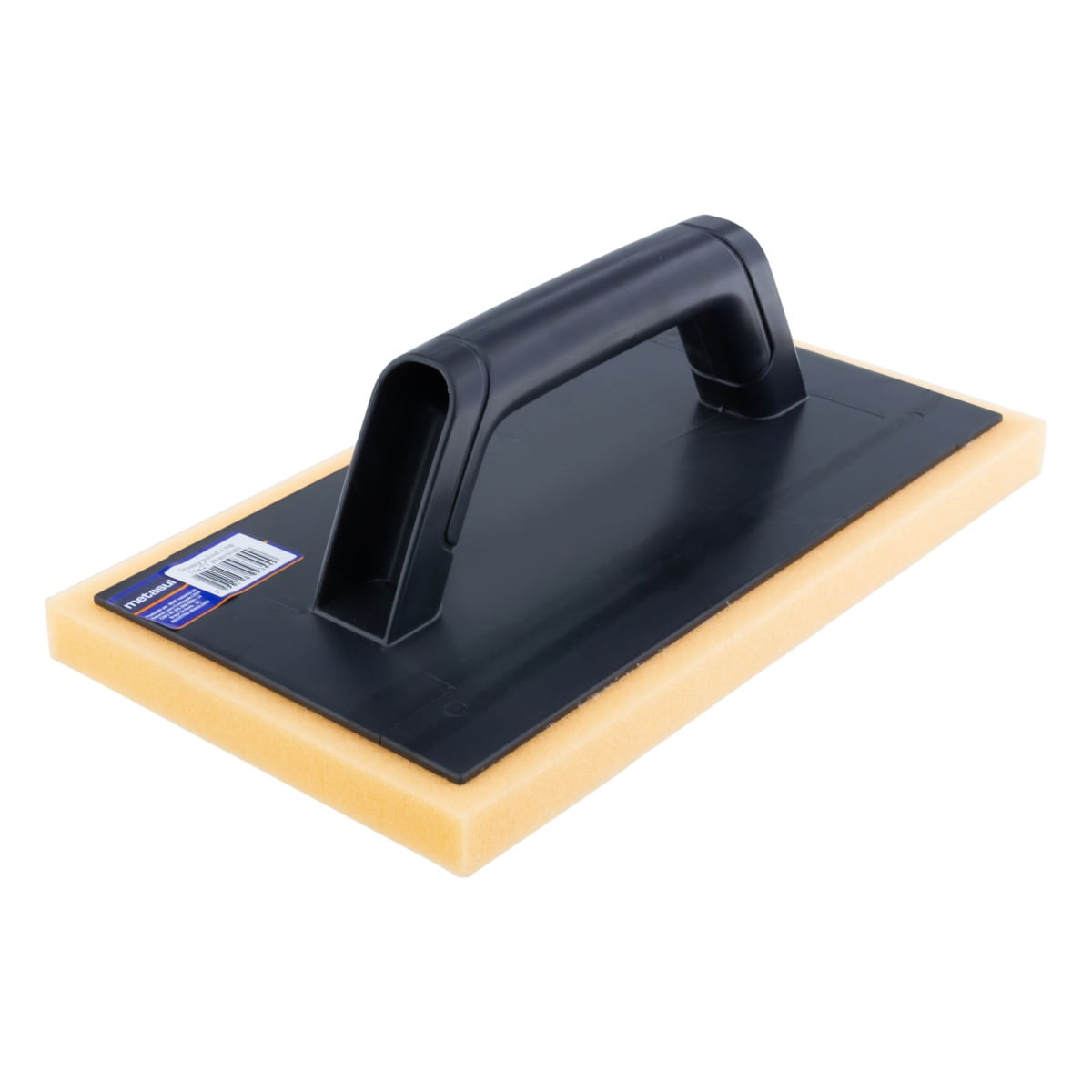 DesempenadeiraPlásticacomEspumaMetasul14cmx27cmAngularEsquerda1