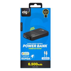 Power Bank Portátil 6500mah Elg