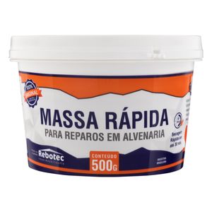 Massa Rápida para Reparos em Alvenaria Rebotec 500g