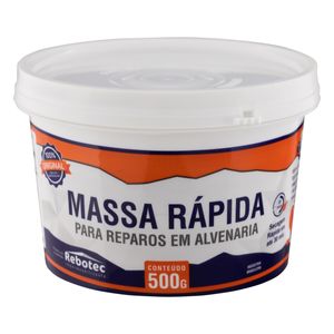 Massa Rápida para Reparos em Alvenaria Rebotec 500g
