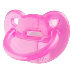 Chupeta de Silicone Soft Ortodôntica Kuka n.° 2 Rosa