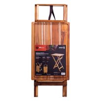 Mesa Desmontável de Madeira Stolf Churrasco 38cm x 58cm x 82cm