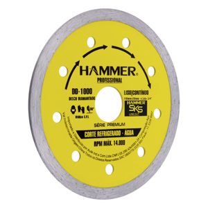 Disco de Corte Continuo Diamantado Hammer 110mm