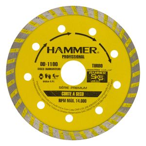 Disco de Corte Turbo Diamantado Hammer 110mm