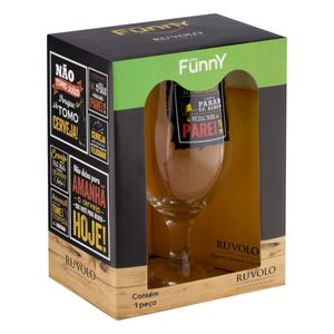 Taça de Vidro Beer Funny Ruvolo 330ml