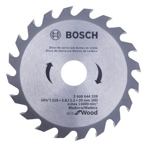 Disco de Serra 20 dentes Bosch 110mm