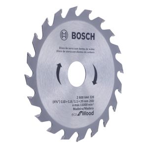 Disco de Serra 20 dentes Bosch 110mm