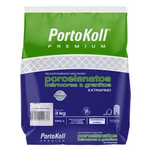 Rejunte Extrafino Preto Portokoll 3kg