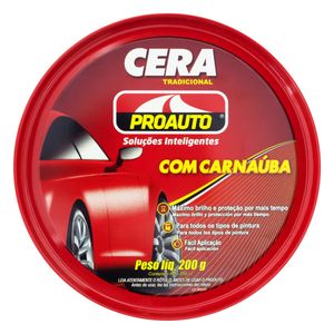 Cera em Pasta Tradicional Proauto 200g