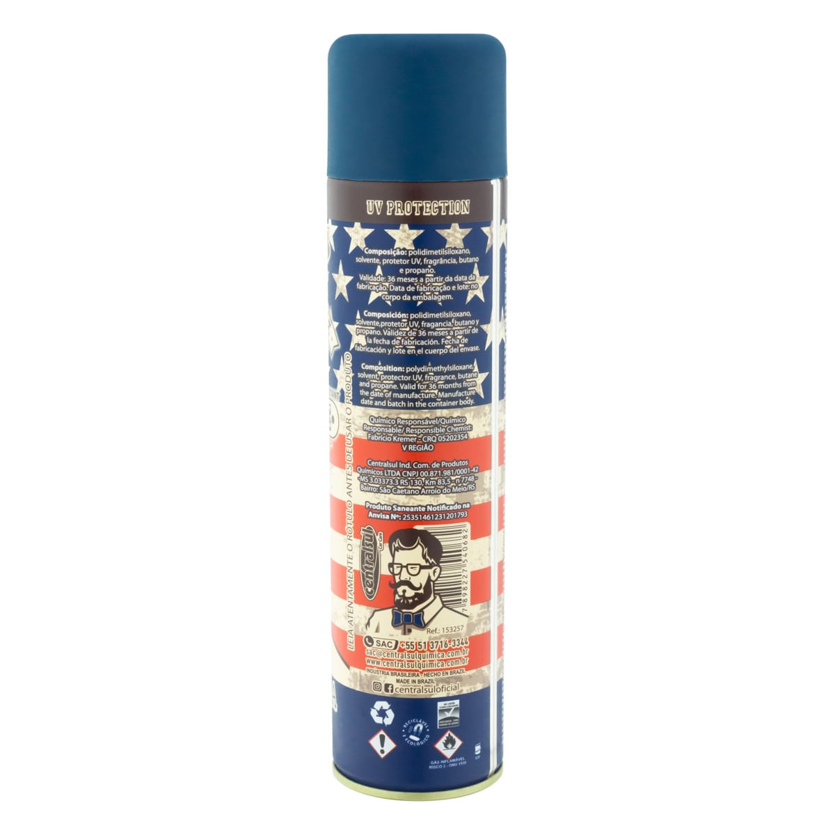 SiliconeSprayAméricaCentralsul400mlPosterior2