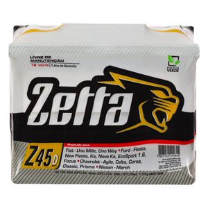 Bateria Automotiva Zetta Moura Z45D