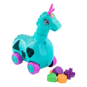 Brinquedo para bebê Unicórnio Luna Kendy 7 peças