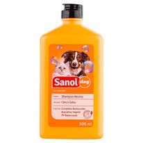 Shampoo para Cães e Gatos Neutro Sanol 500ml