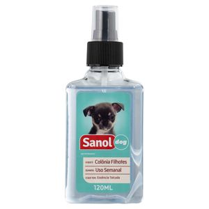 Colônia Filhote Essência Talcada Sanol Dog 120ml