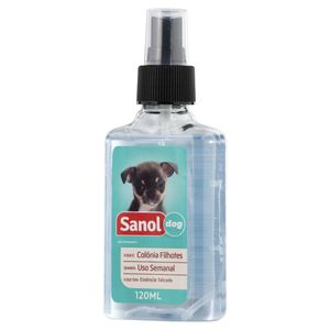 Colônia Filhote Essência Talcada Sanol Dog 120ml