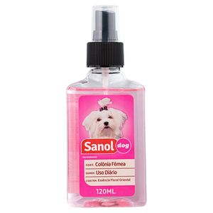 Colônia Fêmea Floral Oriental Sanol Dog 120ml