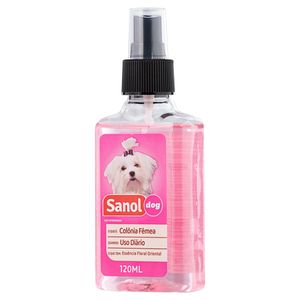 Colônia Fêmea Floral Oriental Sanol Dog 120ml