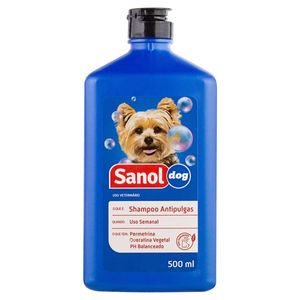 Shampoo para Cães Antipugas Sanol 500ml