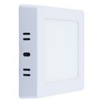 Painel-Led-de-Sobrepor-Branco-Quadrado-Taschibra-Lux-6W-3000K-AutovoltAngularEsquerda2