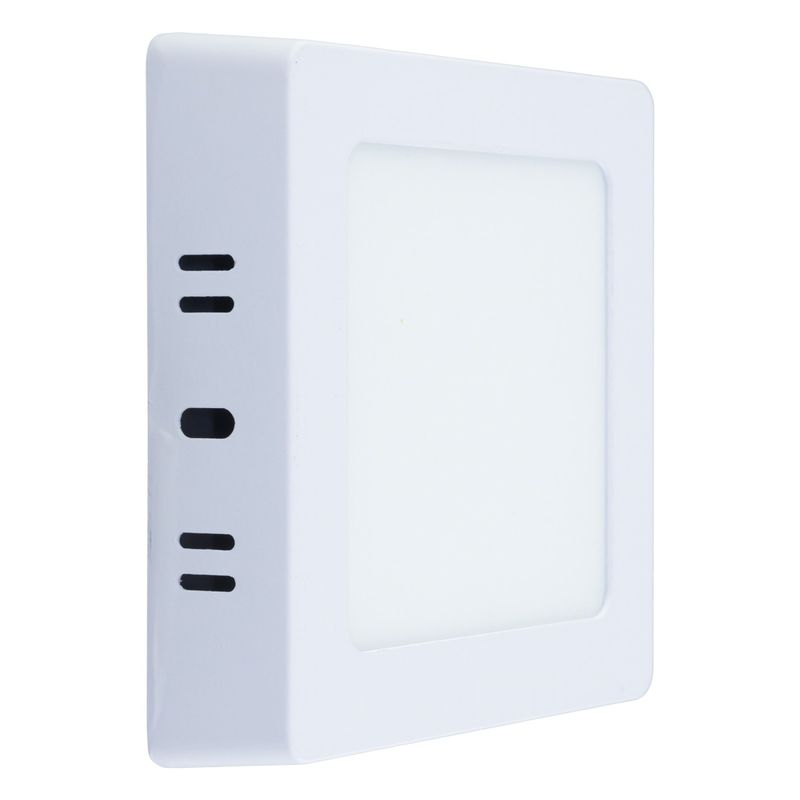 Painel-Led-de-Sobrepor-Branco-Quadrado-Taschibra-Lux-6W-3000K-AutovoltAngularEsquerda2