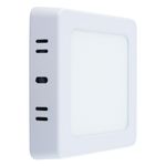 Painel-Led-de-Sobrepor-Branco-Quadrado-Taschibra-Lux-6W-6500K-AutovoltAngularEsquerda2