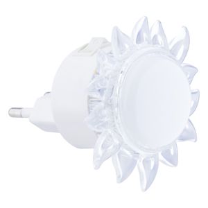 Luminária Led Noturna Sol Bronzearte Llum 0,3W Luz Âmbar 220V