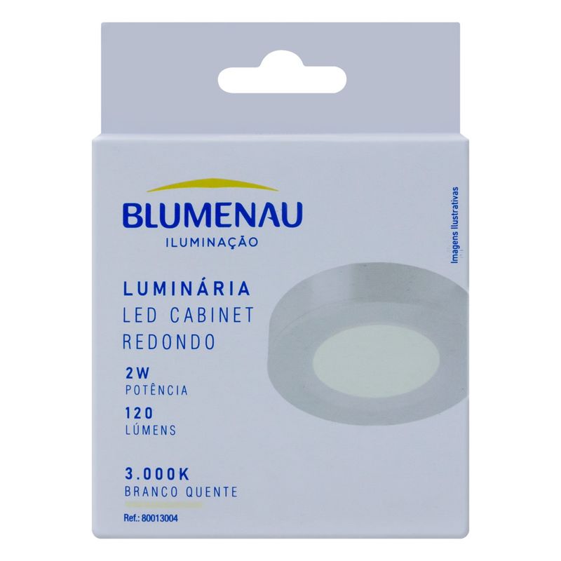 Luminaria-Led-Branca-Redonda-Blumenau-2W-3000K-BivoltFrontal1