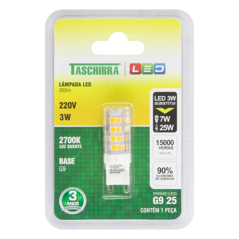 Lampada-Led-G9-25-2700K-Taschibra-3W-220VFrontal1